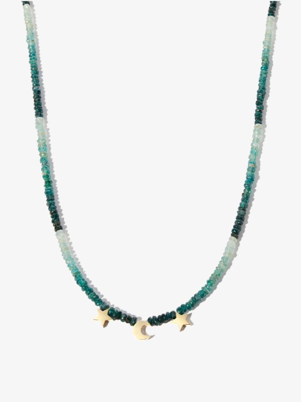 Roxanne First 9K Yellow Gold Starbound Grandidierite Necklace | Browns Fine Necklaces