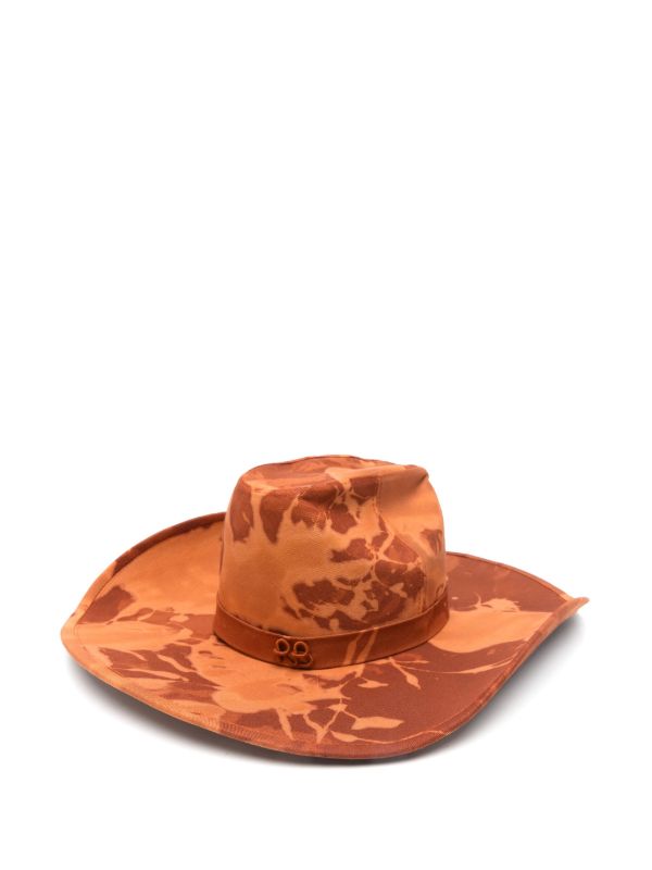 Ruslan Baginskiy Acid Tie Dye cowboy hat | Browns Hats