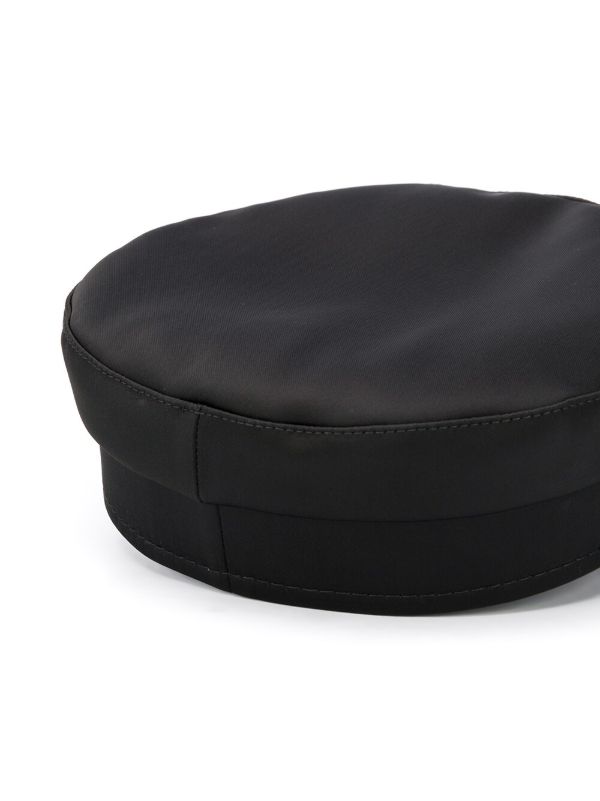 Ruslan Baginskiy Black Rhinestone Logo Breton Hat | Browns Hats