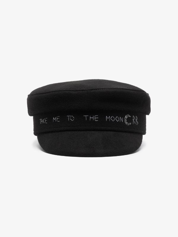 Ruslan Baginskiy Black To The Moon Baker Boy hat | Browns Hats