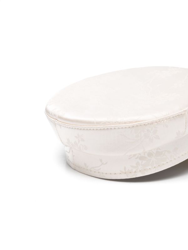 Ruslan Baginskiy Floral-Jacquard Baker Boy Cap | Browns Hats