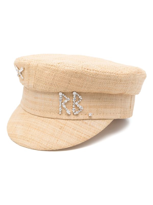 Ruslan Baginskiy neutral Straw Baker Boy Hat | Browns Hats