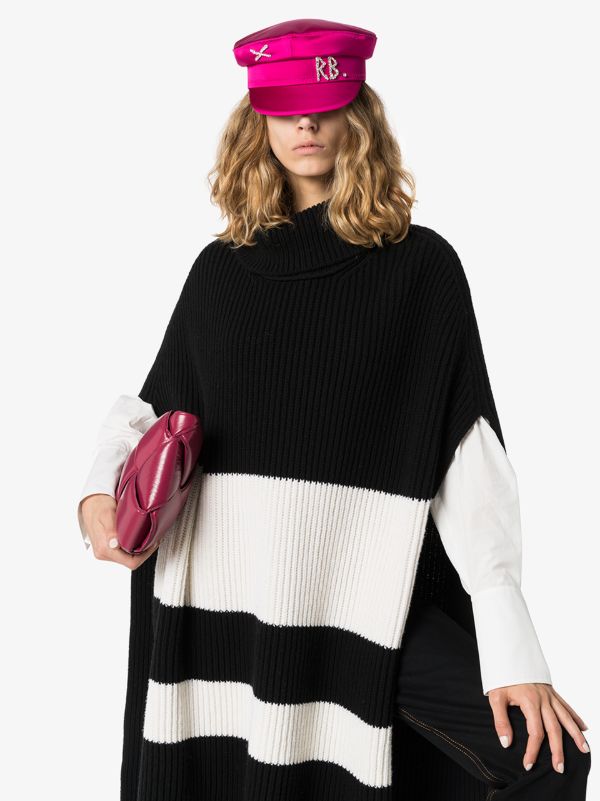 Ruslan Baginskiy Pink Satin Baker Boy Hat | Browns Hats