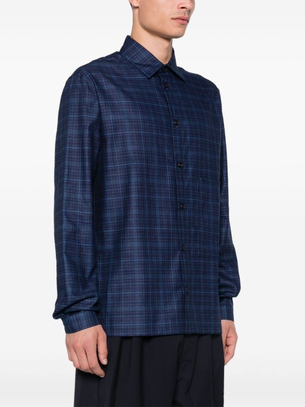 SAGE NATION Blue Checked Shirt | Browns Shirts