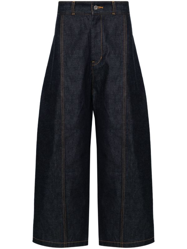 SAGE NATION blue high-rise wide-leg jeans | Browns Wide-Leg Jeans