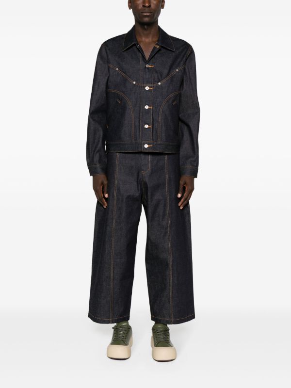 SAGE NATION Blue Jiji Denim Jacket | Browns Denim Jackets