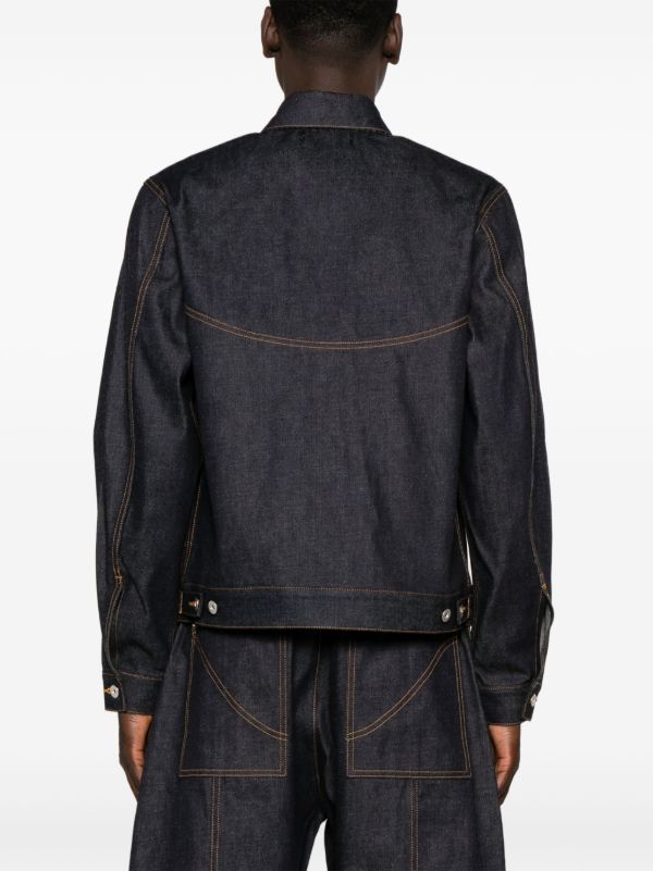 SAGE NATION Blue Jiji Denim Jacket | Browns Denim Jackets