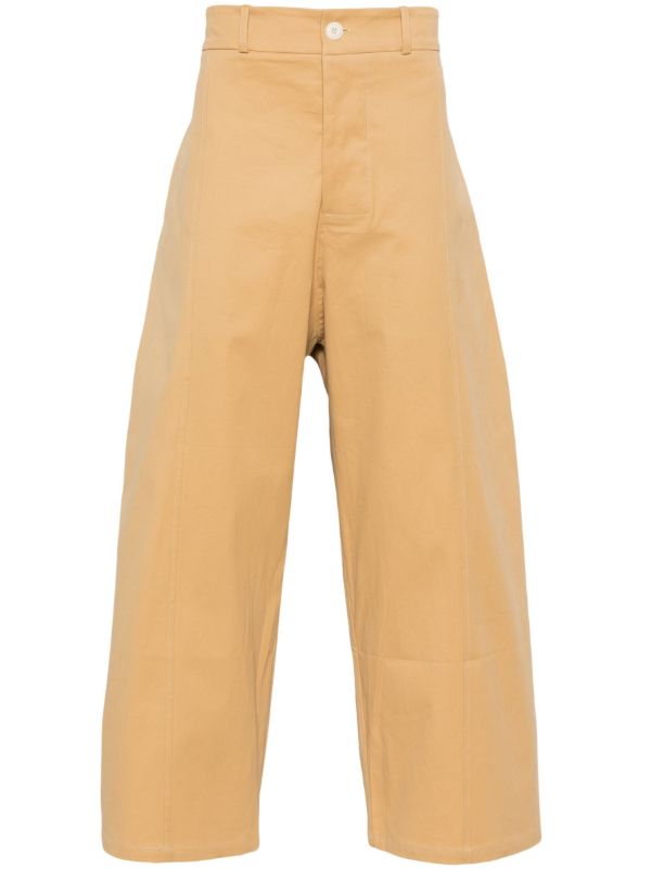 SAGE NATION Neutral Wide-Leg Trousers | Browns Wide Leg Pants