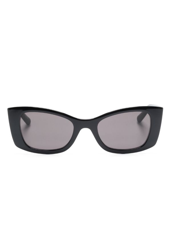 Saint Laurent Eyewear black butterfly frame sunglasses | Browns Sunglasses