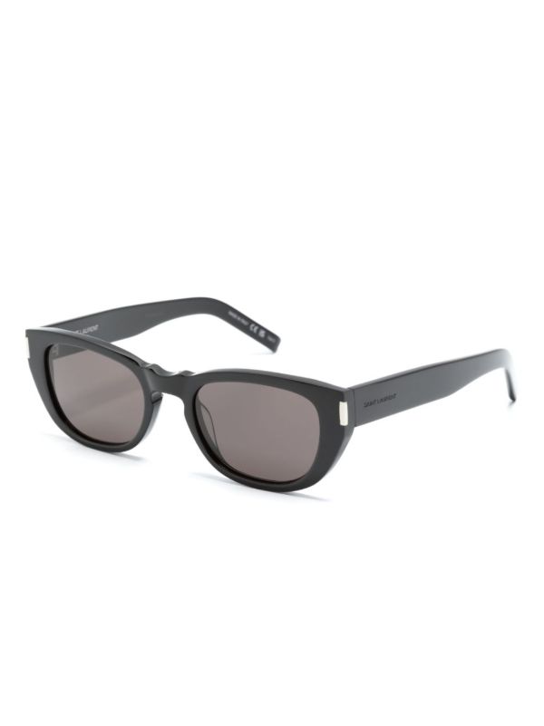 Saint Laurent Eyewear Black Cat-Eye Sunglasses | Browns Sunglasses