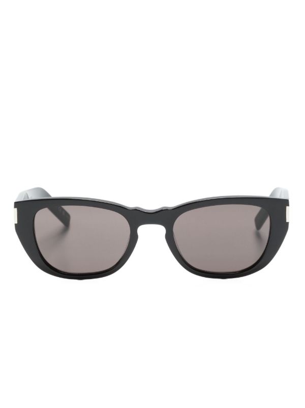 Saint Laurent Eyewear Black Cat-Eye Sunglasses | Browns Sunglasses