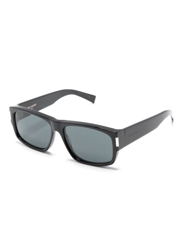 Saint Laurent Eyewear Black SL689 Square Sunglasses | Browns Sunglasses