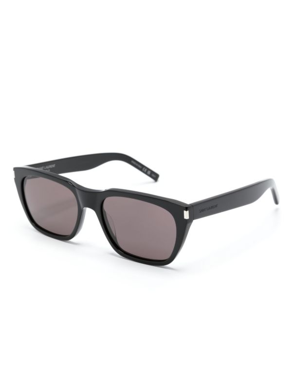 Saint Laurent Eyewear Black Square Sunglasses | Browns Sunglasses