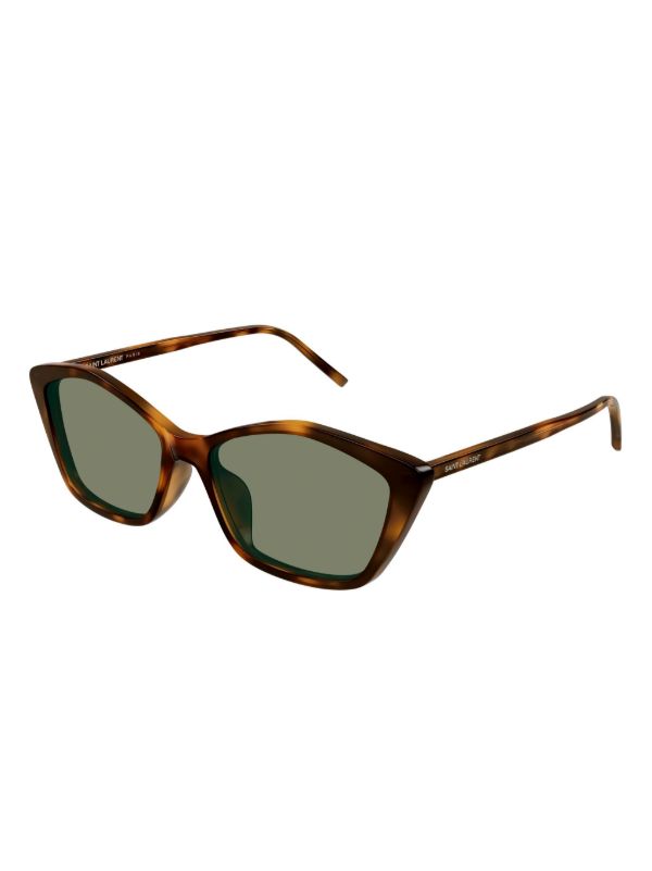 Saint Laurent Eyewear Brown SL 775 Sunglasses | Browns Sunglasses