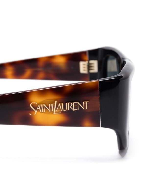 Saint Laurent Eyewear Brown SL740 Sunglasses | Browns Sunglasses