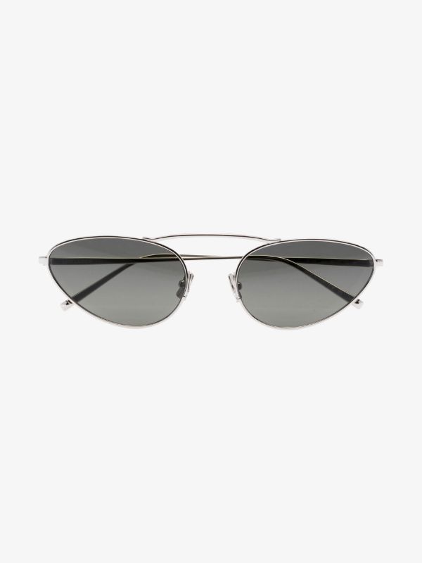 Saint Laurent Eyewear grey 538 cat eye sunglasses | Browns Sunglasses