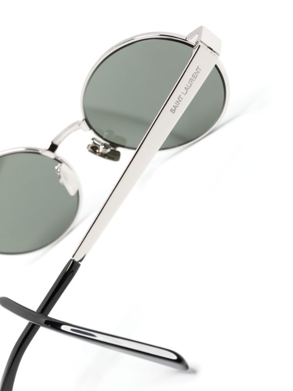 Saint Laurent Eyewear Oval-frame Sunglasses | Browns Sunglasses