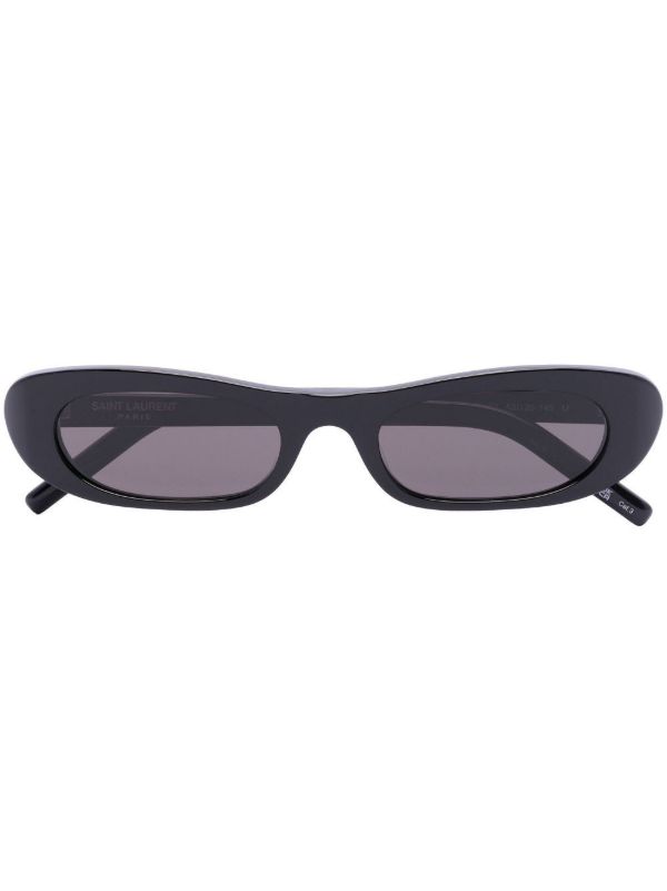 Saint Laurent Eyewear SL 557 slim oval sunglasses | Browns Sunglasses
