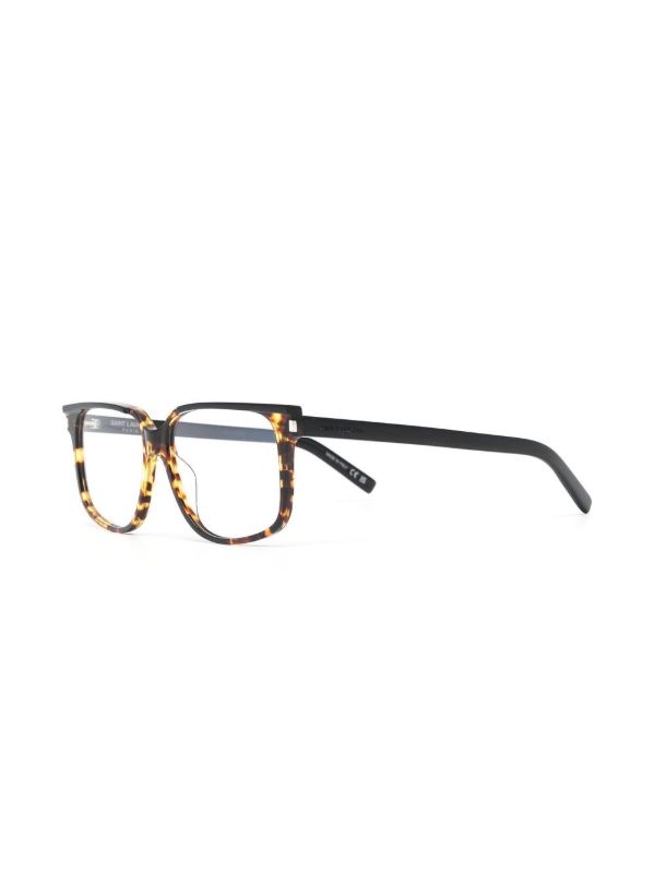 Saint Laurent Eyewear Square-frame Glasses | Browns Glasses & Frames