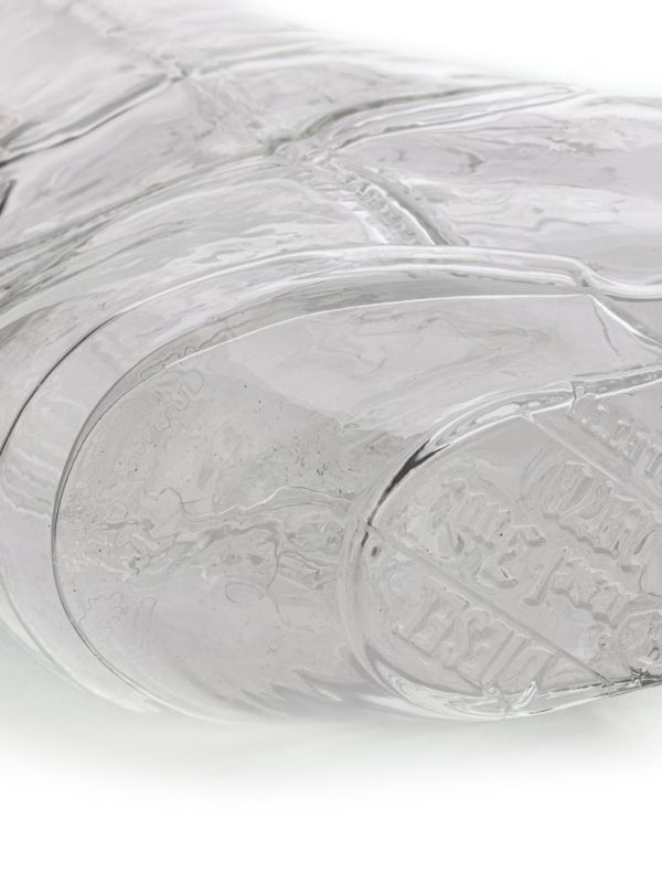 Seletti Clear Crystal Cowboy Boot Vase | Browns Vases
