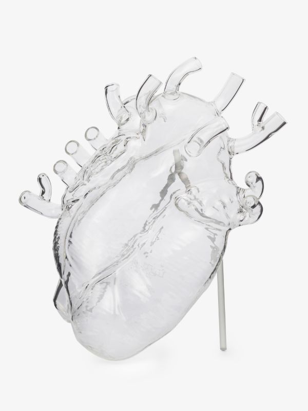 Seletti Clear Love In Bloom Heart Vase | Browns Vases