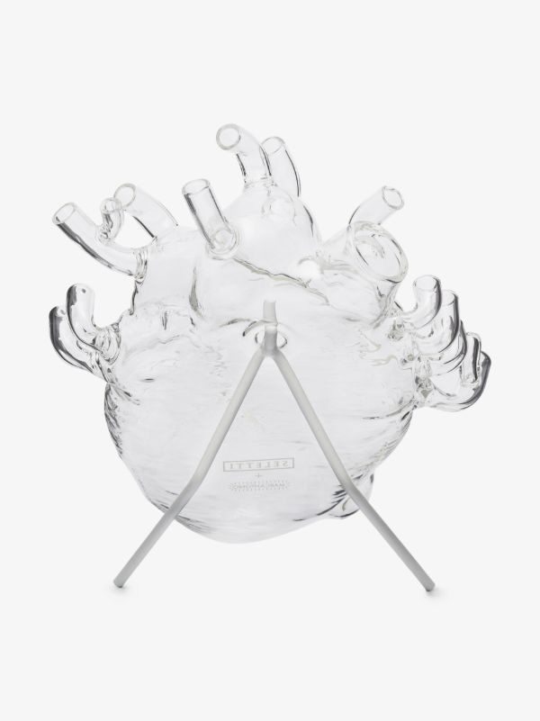 Seletti Clear Love In Bloom Heart Vase | Browns Vases