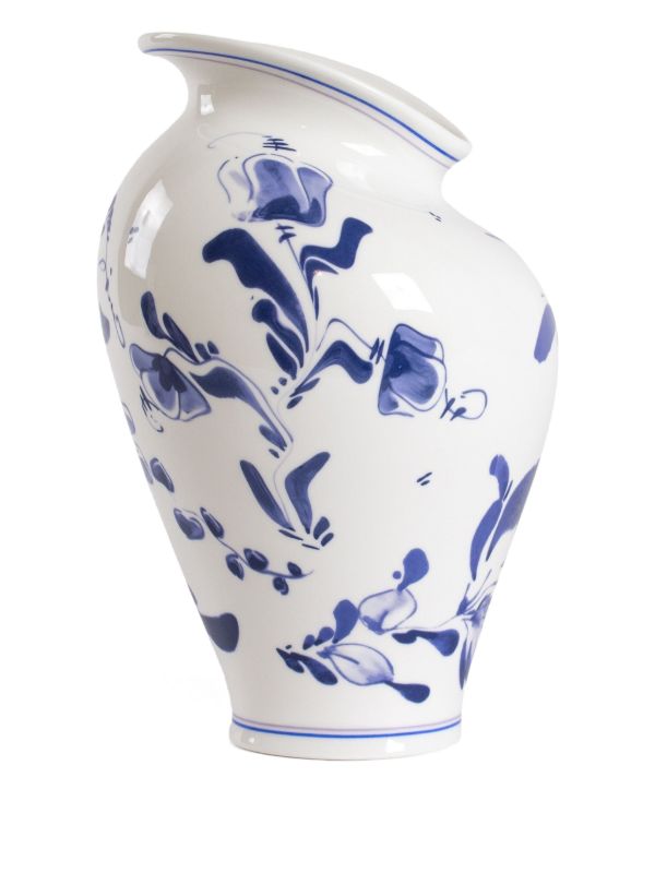 Seletti Floral-print Porcelain Vase | Browns Vases