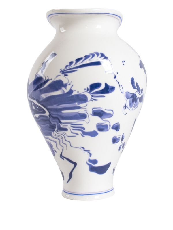 Seletti Floral-print Porcelain Vase | Browns Vases
