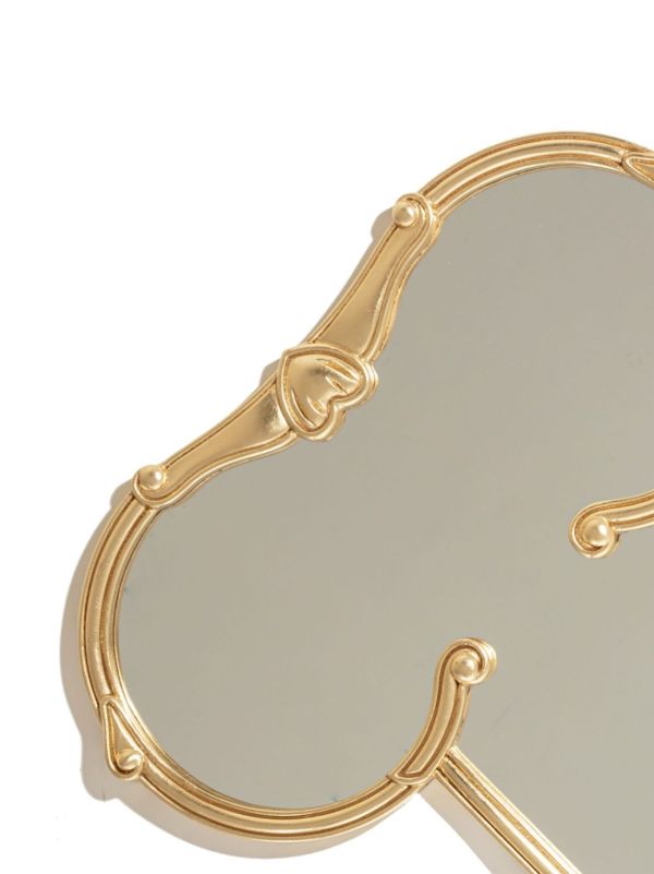 Seletti Gold-Tone Liberty Wood Mirror | Browns Mirrors