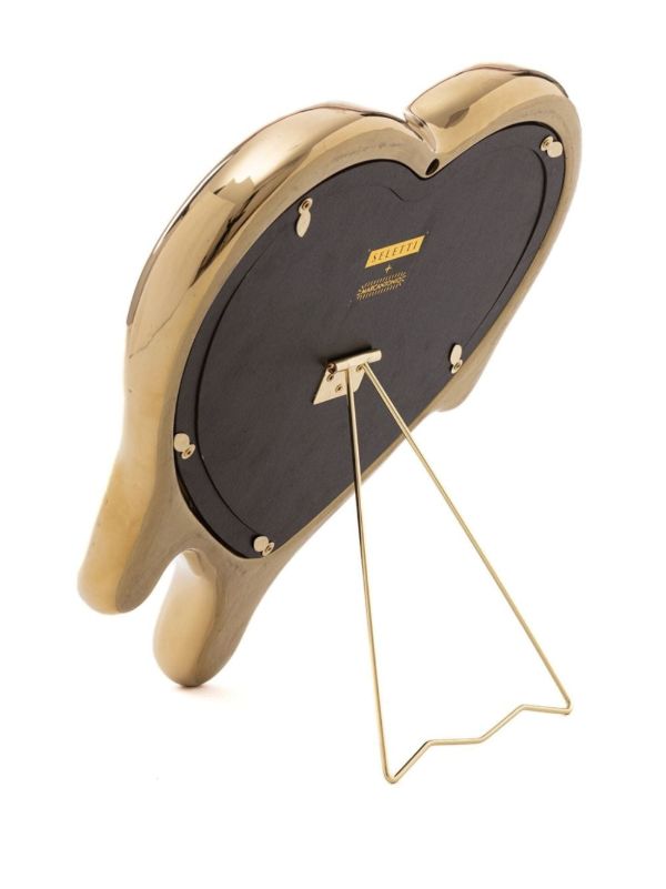 Seletti Gold-Tone Melted Heart Photo Frame | Browns Picture & Photo Frames