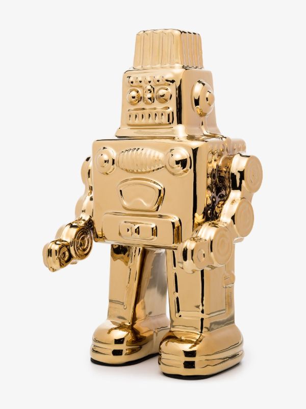 Seletti Gold-tone Memorabilia My Robot Ornament | Browns Decorative Objects