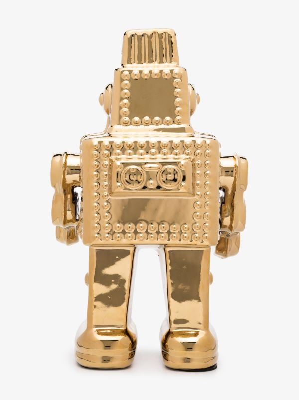 Seletti Gold-tone Memorabilia My Robot Ornament | Browns Decorative Objects