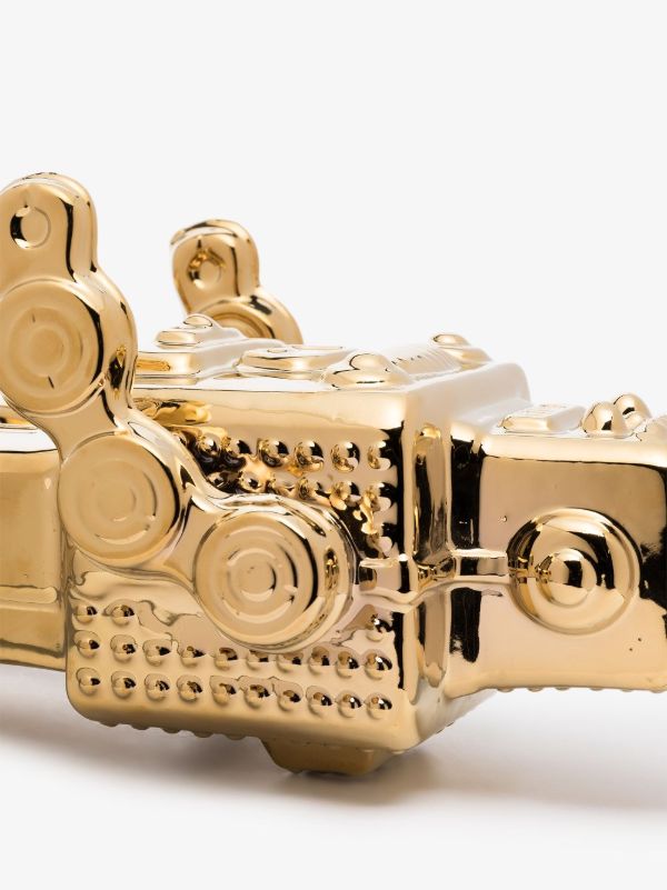 Seletti Gold-tone Memorabilia My Robot Ornament | Browns Decorative Objects