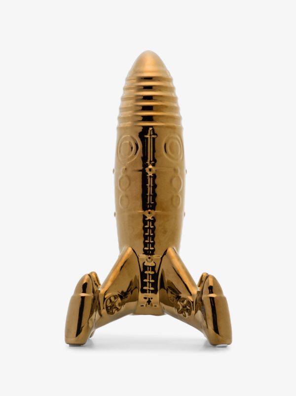 Seletti gold tone Memorabilia My Spaceship porcelain ornament | Browns Decorative Objects