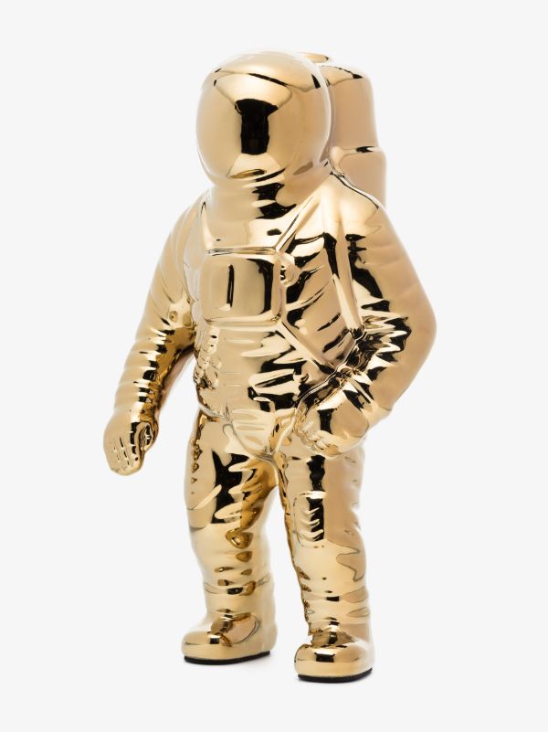 Seletti Gold Tone Starman Porcelain Bud Vase | Browns Vases