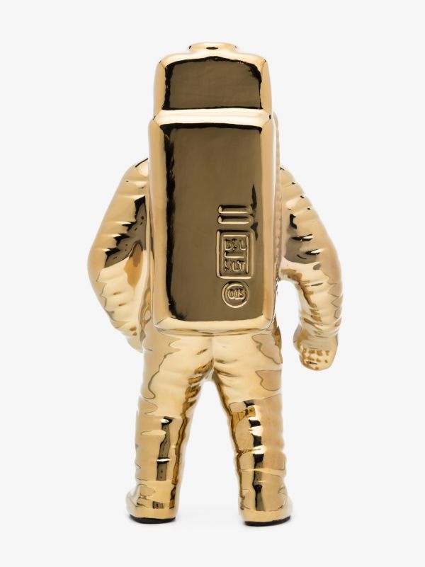 Seletti Gold Tone Starman Porcelain Bud Vase | Browns Vases