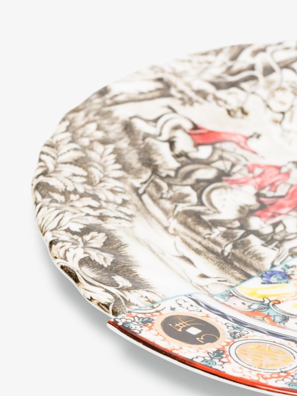 Seletti Multicoloured Eusapia Hybrid Dinner Plate | Browns Plates & Bowls
