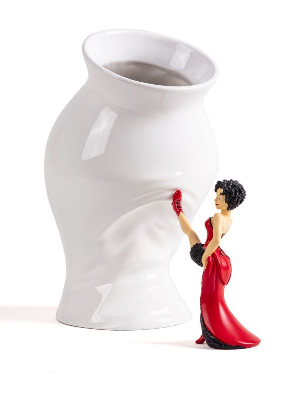 Seletti White Circus Porcelain Vase | Browns Vases