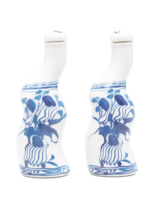 Seletti White Classics On Acid Seasoning Bottle Set | Browns Kitchen Accessories