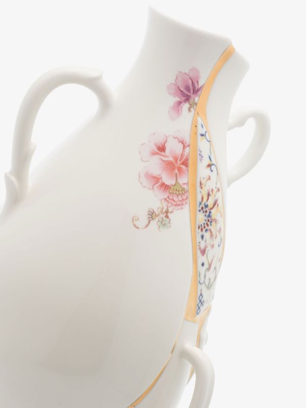 Seletti White Kinstugi Porcelain Vase | Browns Vases