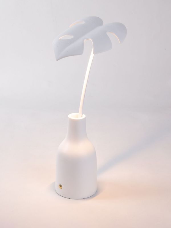 Seletti White Leaf Portable Table Lamp | Browns Lighting