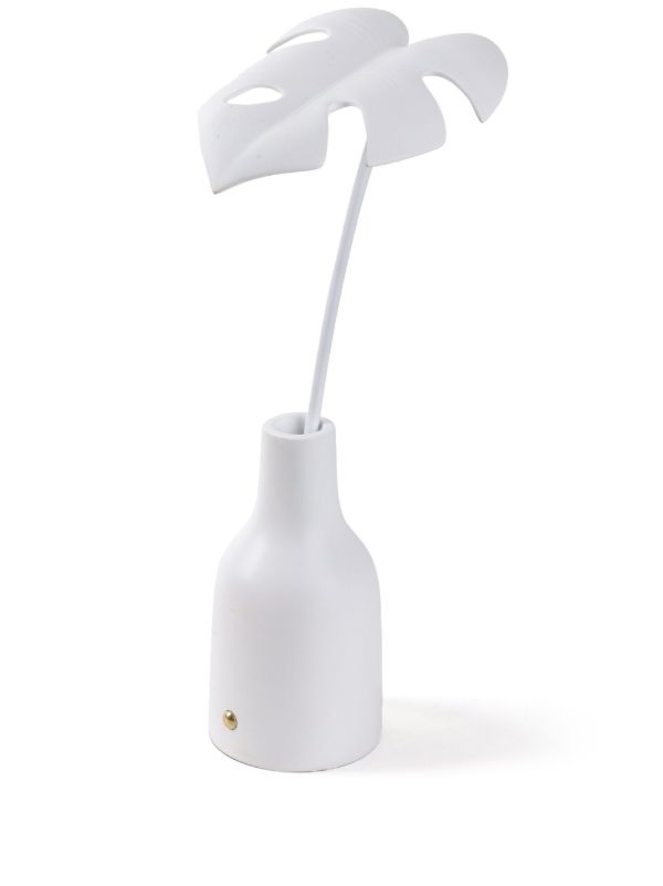 Seletti White Leaf Portable Table Lamp | Browns Lighting