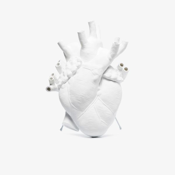 Seletti white love in bloom porcelain vase | Browns Vases