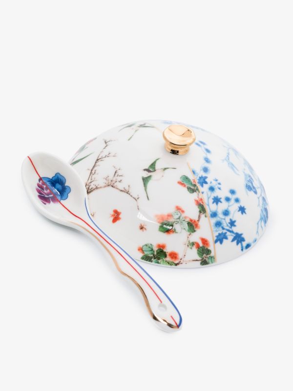 Seletti White Maurilia Hybrid Sugar Bowl | Browns Plates & Bowls