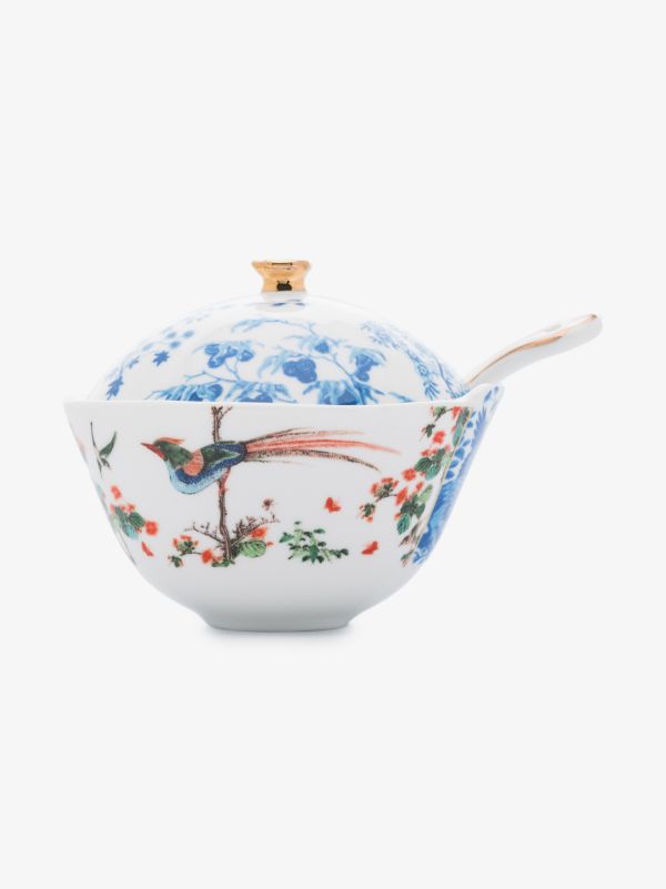 Seletti White Maurilia hybrid sugar bowl | Browns Plates & Bowls