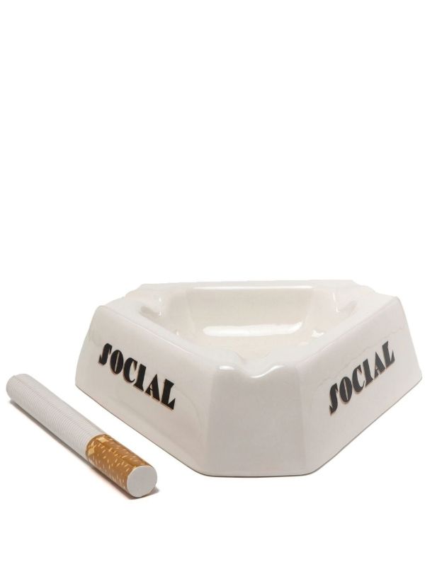 Seletti White Social Smoker Ashtray | Browns Decorative Objects
