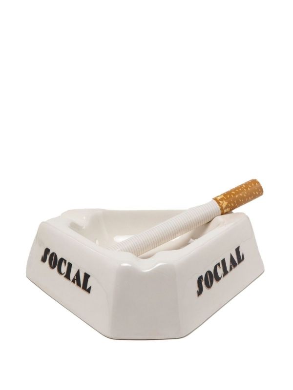 Seletti white Social Smoker ashtray | Browns Decorative Objects