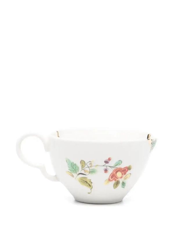 Seletti White x Marcantonio Kintsugi Teacup | Browns Cups & Tea Sets