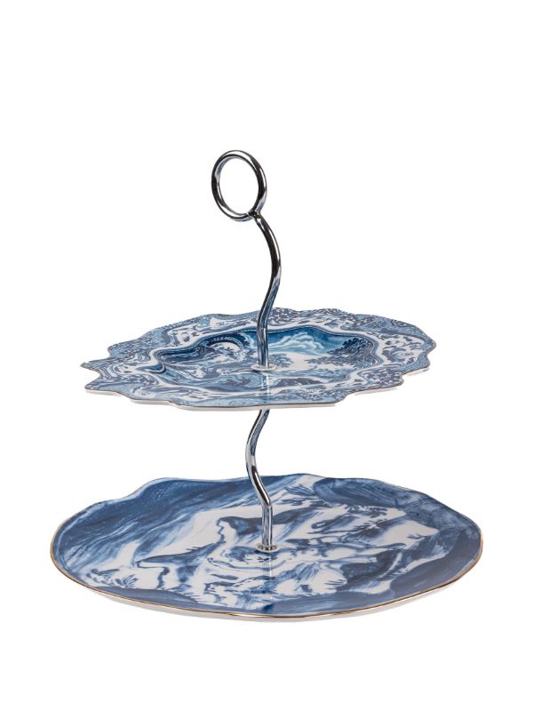 Seletti X Diesel Blue Classic On Acid Cake Stand | Browns Homeware