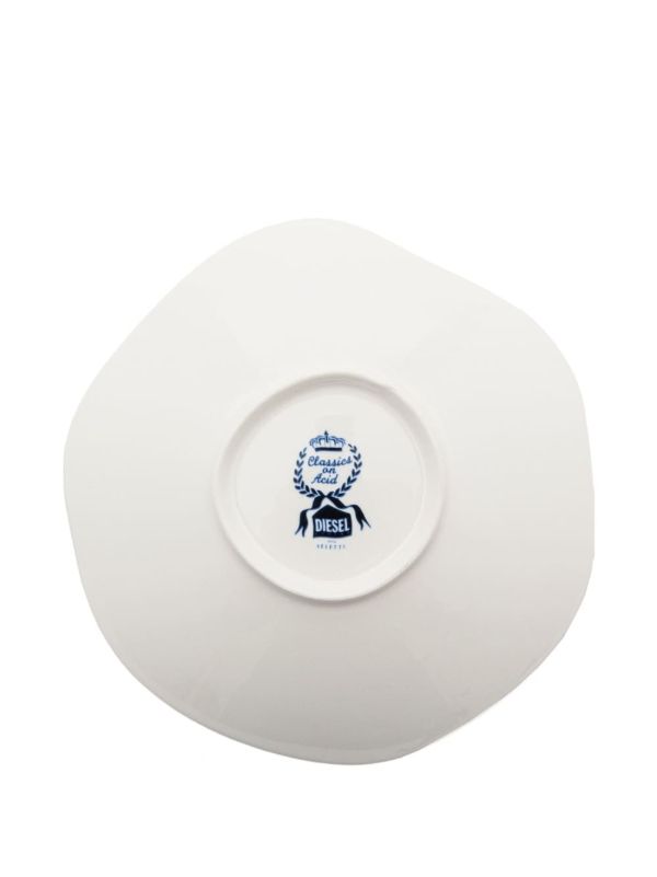 Seletti X Diesel White Classics On Acid Soup Plate | Browns Plates & Bowls